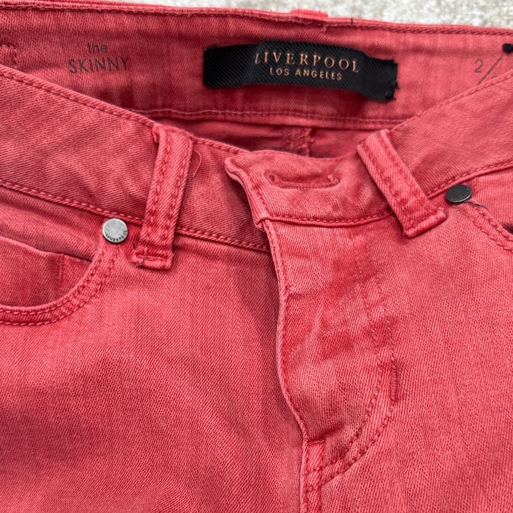 Liverpool Women's Skinny Jeans in Red